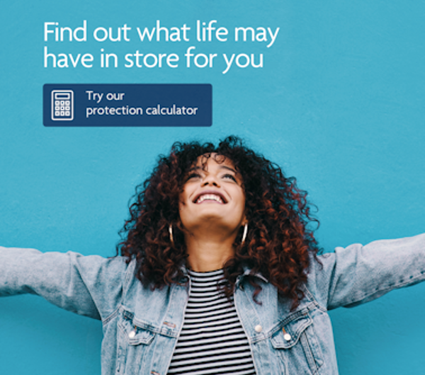 Protection Calculator Social Blue Girl